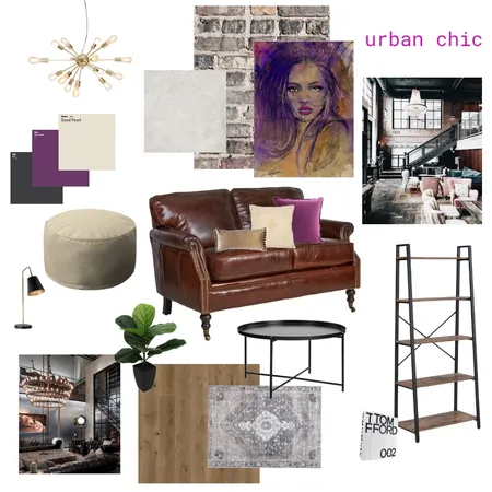 Urban Chic Interior Design Mood Board by Joanna Beckton on Style Sourcebook