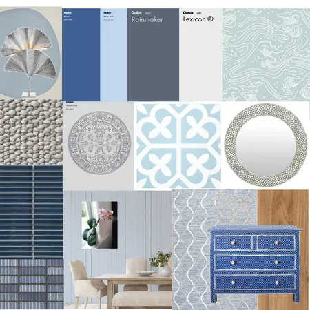 Moody Blues Rug Interior Design Mood Board by sasharouth on Style Sourcebook