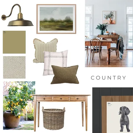 Country Style Interior Design Mood Board by Blackbird Interiors on Style Sourcebook