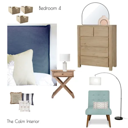 Bedroom 4 Interior Design Mood Board by darralyn@thecalminterior.com.au on Style Sourcebook