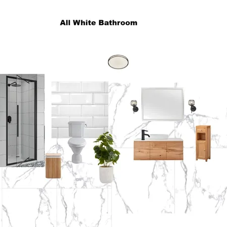 Avashni's  white bathroom Interior Design Mood Board by Asma Murekatete on Style Sourcebook