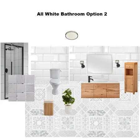 Avashni's  white bathroom Option 2 Interior Design Mood Board by Asma Murekatete on Style Sourcebook