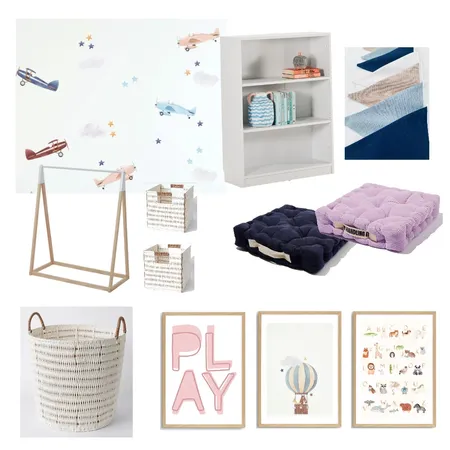 Hampton's Kid's Playroom Interior Design Mood Board by Eliza Grace Interiors on Style Sourcebook