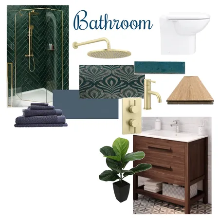 Module 9 - Bathroom Interior Design Mood Board by CP9213 on Style Sourcebook