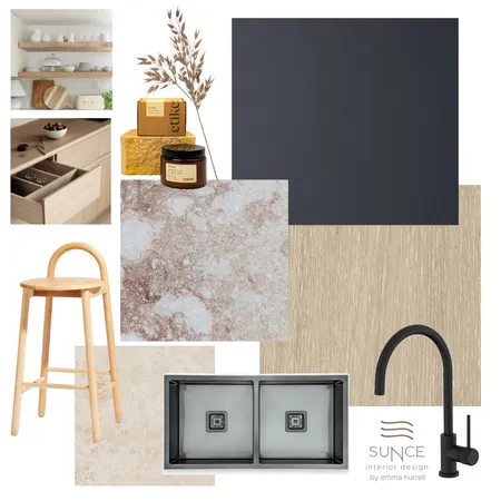 Earthy Industrial Kitchem Interior Design Mood Board by Emma Hurrell Interiors on Style Sourcebook