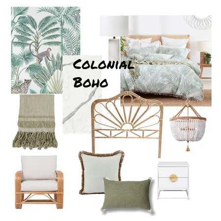 Colonial Boho Interior Design Mood Board by Ariella on Style Sourcebook