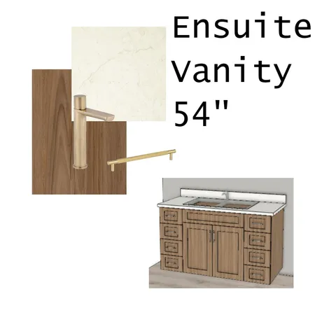 Ensuite Vanity Interior Design Mood Board by Bradisha Benjamin on Style Sourcebook