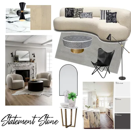 Statement Stone Interior Design Mood Board by Lucey Lane Interiors on Style Sourcebook