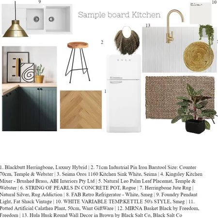 Sample board kitchen Interior Design Mood Board by SarHemming on Style Sourcebook