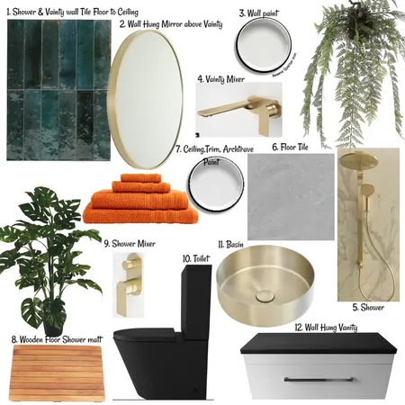 Bathroom Mood Board Interior Design Mood Board by ashmidd on Style Sourcebook