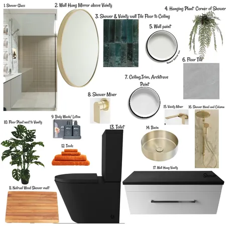 Bathroom Mood Board Final1 Interior Design Mood Board by ashmidd on Style Sourcebook