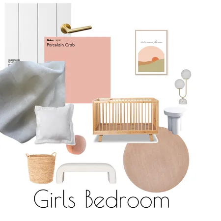 Girls Bedroom Interior Design Mood Board by jordant on Style Sourcebook