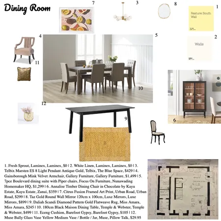 Module 9- Final Interior Design Mood Board by HBMonge on Style Sourcebook