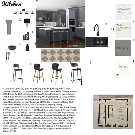 Module 9- Final Interior Design Mood Board by HBMonge on Style Sourcebook