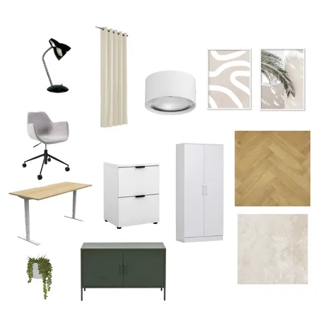 לוח  חומרים חדר עבודה ואחסון 8 Interior Design Mood Board by Limor barashi on Style Sourcebook