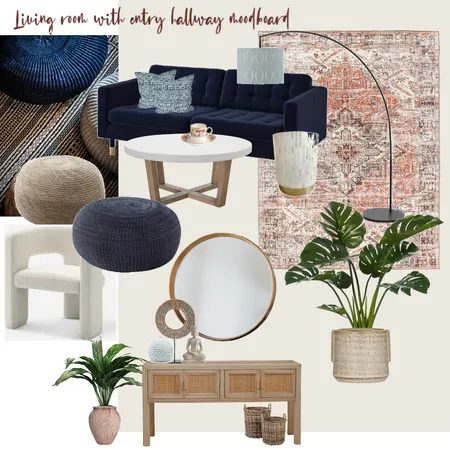 Living room with entry hallway moodboard Interior Design Mood Board by Millisrmvsk on Style Sourcebook