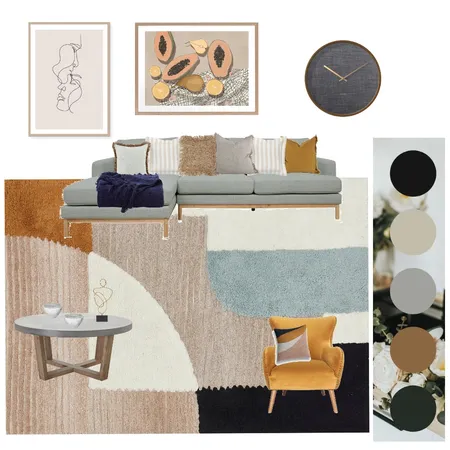 Modern Living Mood Board Interior Design Mood Board by Bricks and Beams on Style Sourcebook