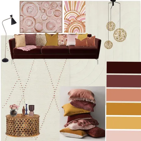 Golden Rose Mood Board Interior Design Mood Board by Bricks and Beams on Style Sourcebook