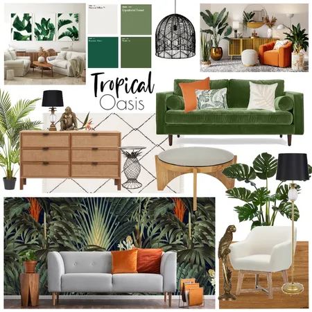 Tropical Mood Board Interior Design Mood Board by designsbysue on Style Sourcebook