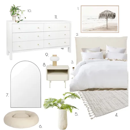 scandi bedroom Interior Design Mood Board by becnancy on Style Sourcebook