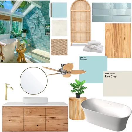 Coastal Bathroom Interior Design Mood Board by Enchanted Designs on Style Sourcebook