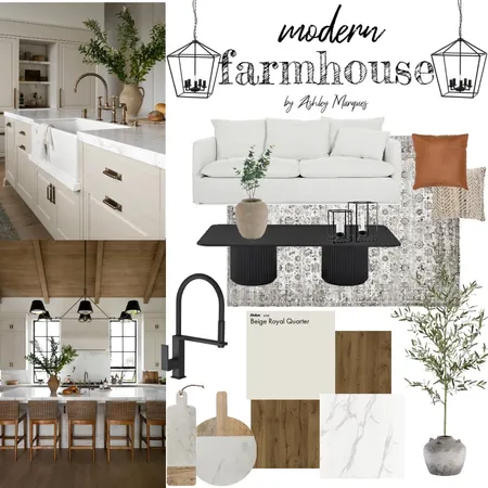 Modern Farmhouse Mood Board Interior Design Mood Board by ashleyamarques on Style Sourcebook