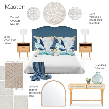 9 Perissa - Master Bedroom Interior Design Mood Board by STK on Style Sourcebook