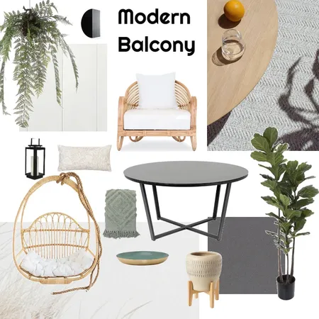 Modern Balcony Interior Design Mood Board by Dorina on Style Sourcebook