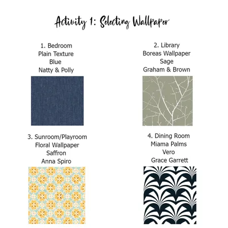 Selecting Wallpaper Interior Design Mood Board by CaraLee on Style Sourcebook