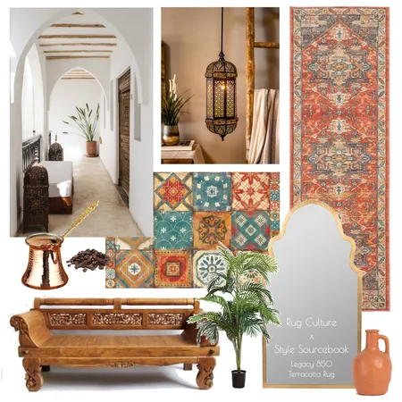 Rug Culture - Morrocan Interior Design Mood Board by Chris on Style Sourcebook