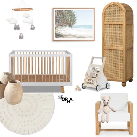 Beachy Nursery Room Interior Design Mood Board by Formery | Architect & Interior Designer Melbourne on Style Sourcebook