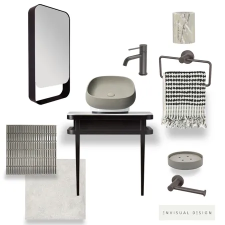 Powder room Interior Design Mood Board by envisual design on Style Sourcebook