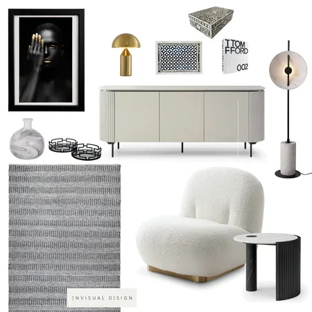 A touch of Gold Interior Design Mood Board by envisual design on Style Sourcebook