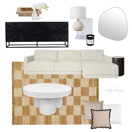 Lounge room Interior Design Mood Board by White Soul Studio on Style Sourcebook