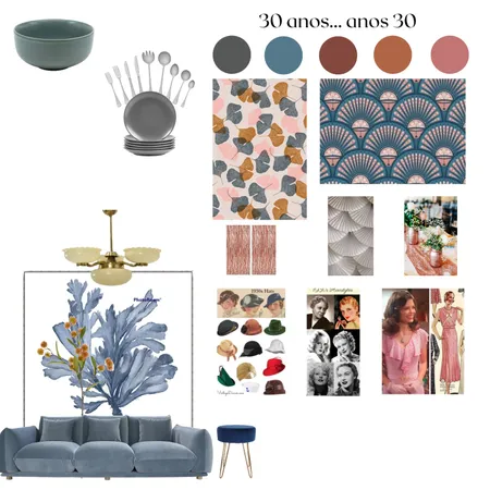 Anos 30 Interior Design Mood Board by Graziele on Style Sourcebook