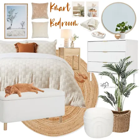 Kmart bedroom Interior Design Mood Board by Thediydecorator on Style Sourcebook