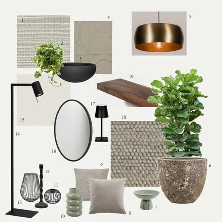 Sample Board woonkamer PV Interior Design Mood Board by JudithBovens on Style Sourcebook