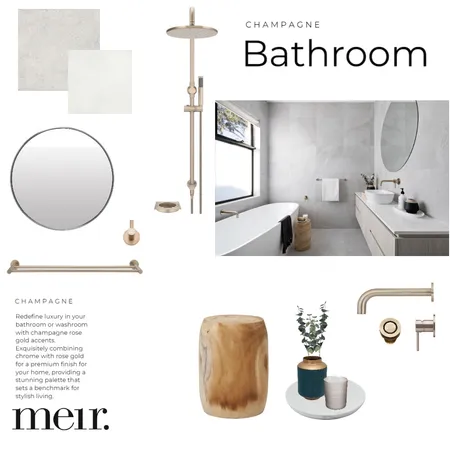 Meir | Champagne Bathroom Interior Design Mood Board by Meir on Style Sourcebook