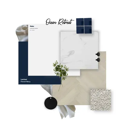 Materials Board - Ocean Retreat Interior Design Mood Board by krystenrock on Style Sourcebook