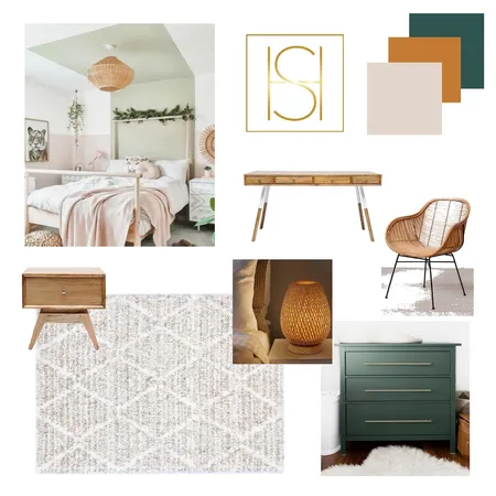 Boho bedroom Interior Design Mood Board by robertadifa1 on Style Sourcebook