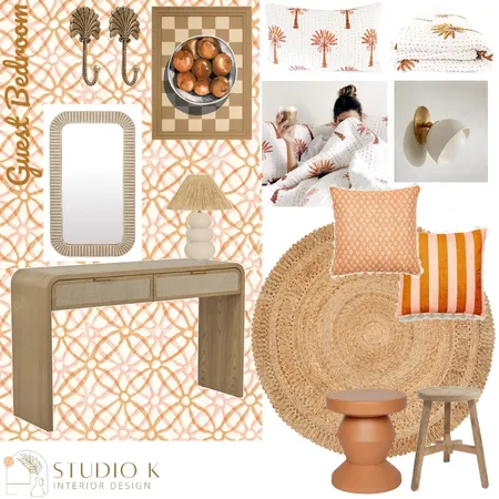 Shelley Wilde - Guest Bedroom Interior Design Mood Board by bronteskaines on Style Sourcebook