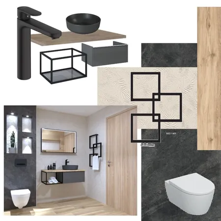 Atlas Concorde 3D Wall carve bathroom Interior Design Mood Board by avareva@gmail.com on Style Sourcebook