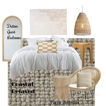 Dutton Guest Bedroom Interior Design Mood Board by Playa Interiors on Style Sourcebook