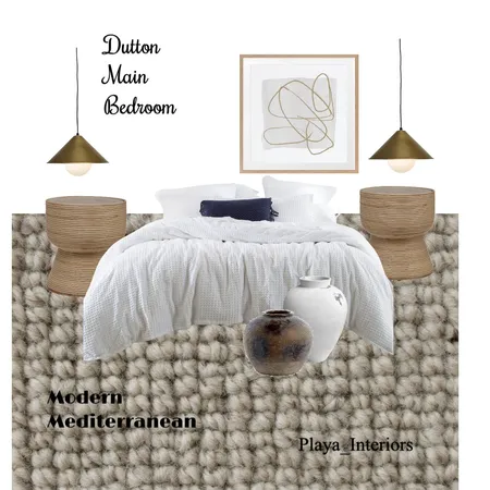 Dutton Main Bedroom Concept Two Interior Design Mood Board by Playa Interiors on Style Sourcebook