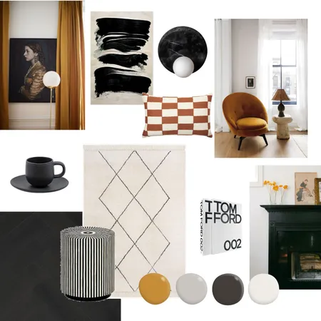 ACCENTED ACHROMATIC Interior Design Mood Board by mrm_al on Style Sourcebook