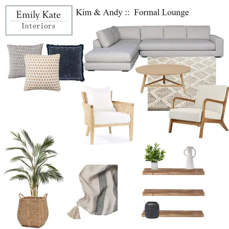 Kim & Andy Formal Lounge v2 Interior Design Mood Board by EmilyKateInteriors on Style Sourcebook