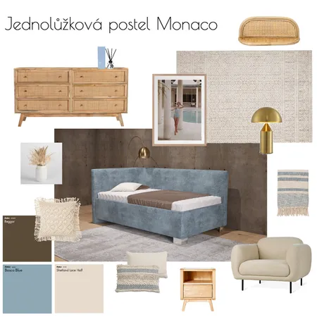 Jednolůžko Monaco Interior Design Mood Board by veronika.mozna on Style Sourcebook