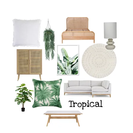 Tropical Interior Design Mood Board by Jessemilywill on Style Sourcebook