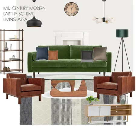 MIDCENTURY Interior Design Mood Board by jannahbunana on Style Sourcebook