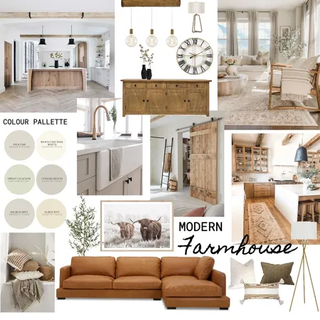 modern farmhouse Interior Design Mood Board by liescendk on Style Sourcebook